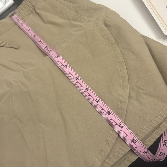 Eddie Bauer Women Tulip Hem Tan Skort S Drawstring Pockets Short Elastic Waist - Picture 10 of 10